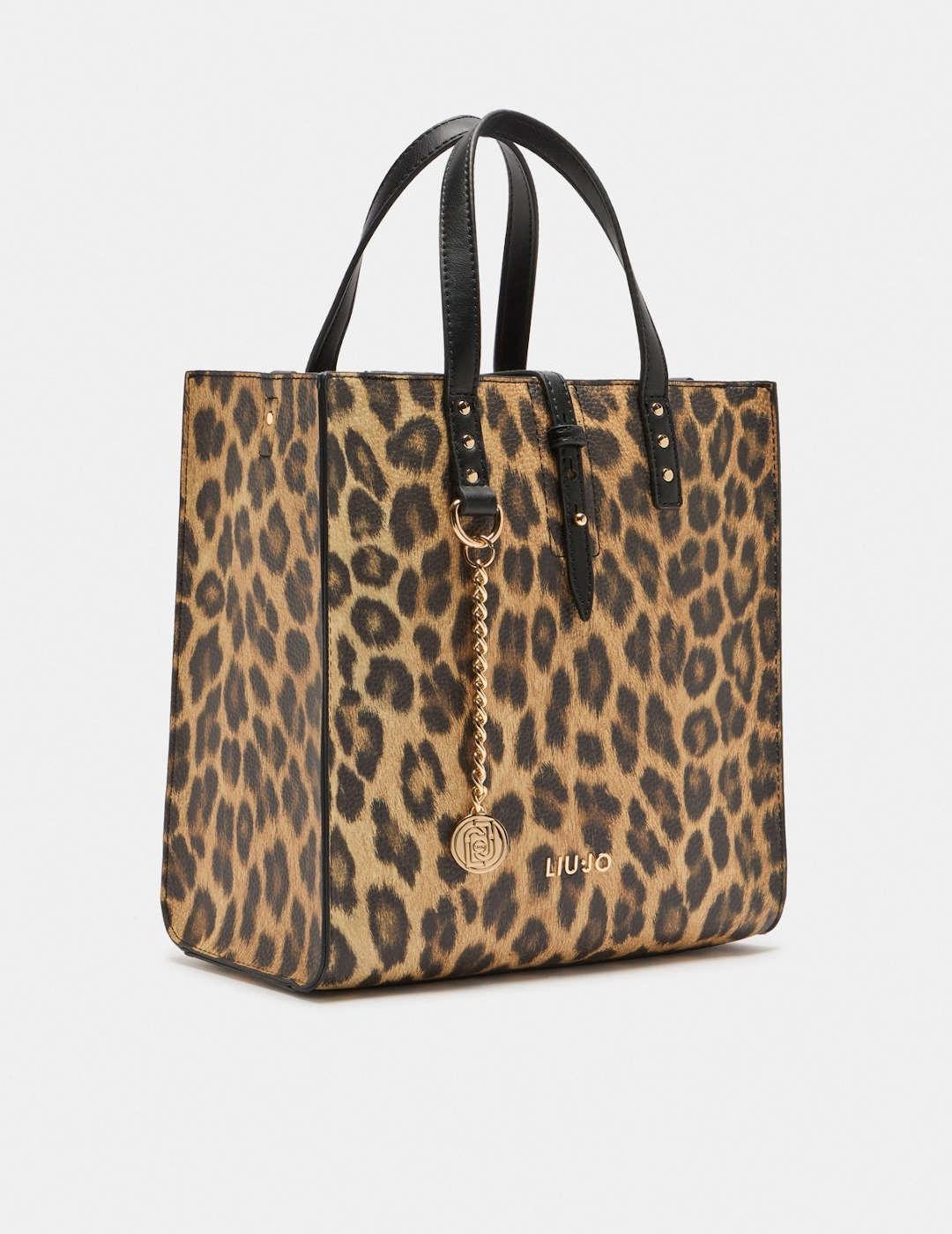 Bolso de mano pequeño mujer Liu-Jo Tote tostado