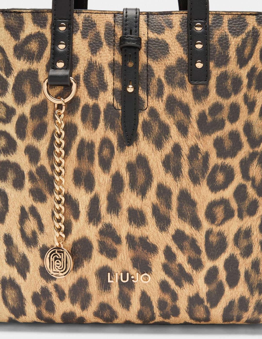 Bolso de mano pequeño mujer Liu-Jo Tote tostado