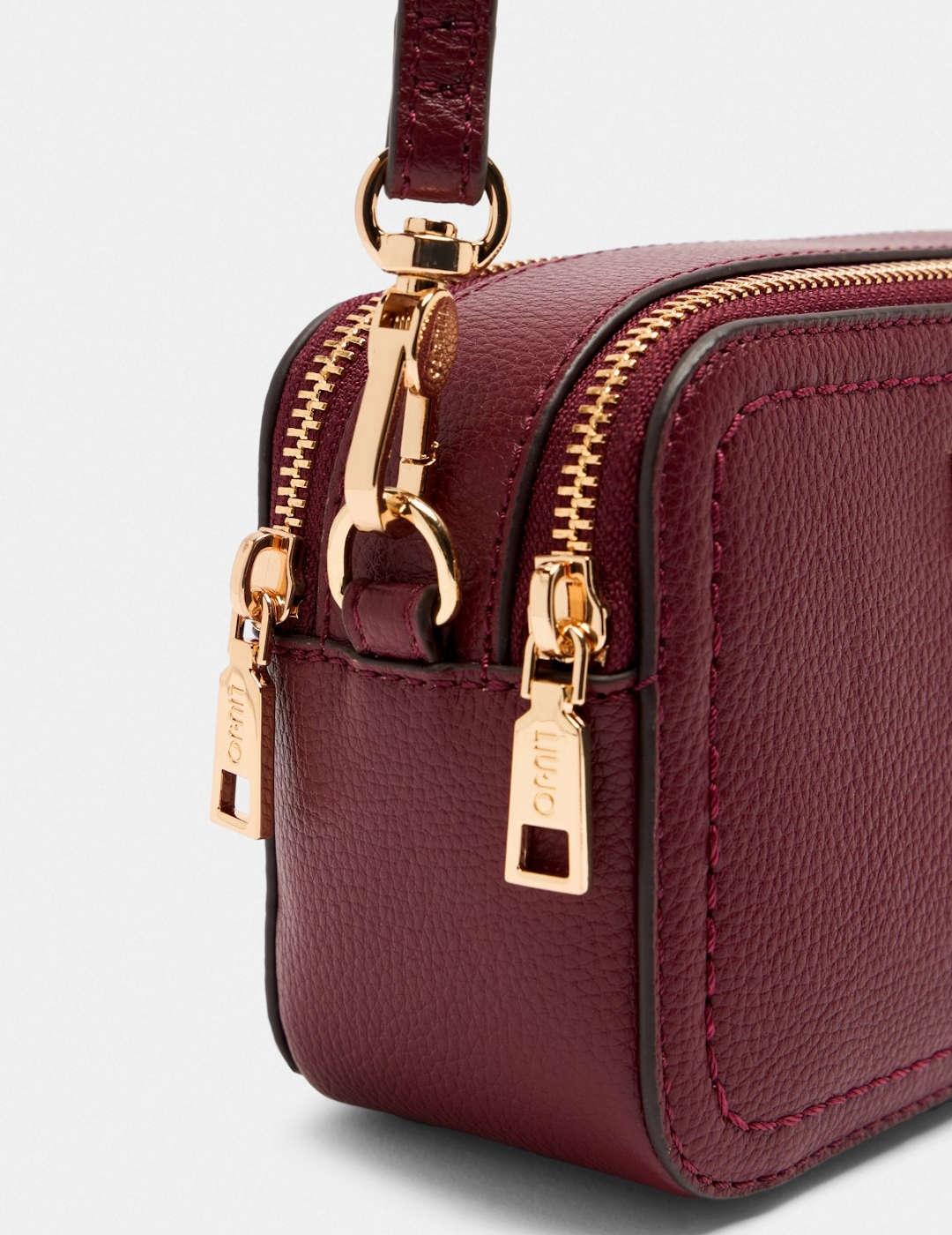 Bandolera pequeña mujer Liu-Jo Camera Case burdeos