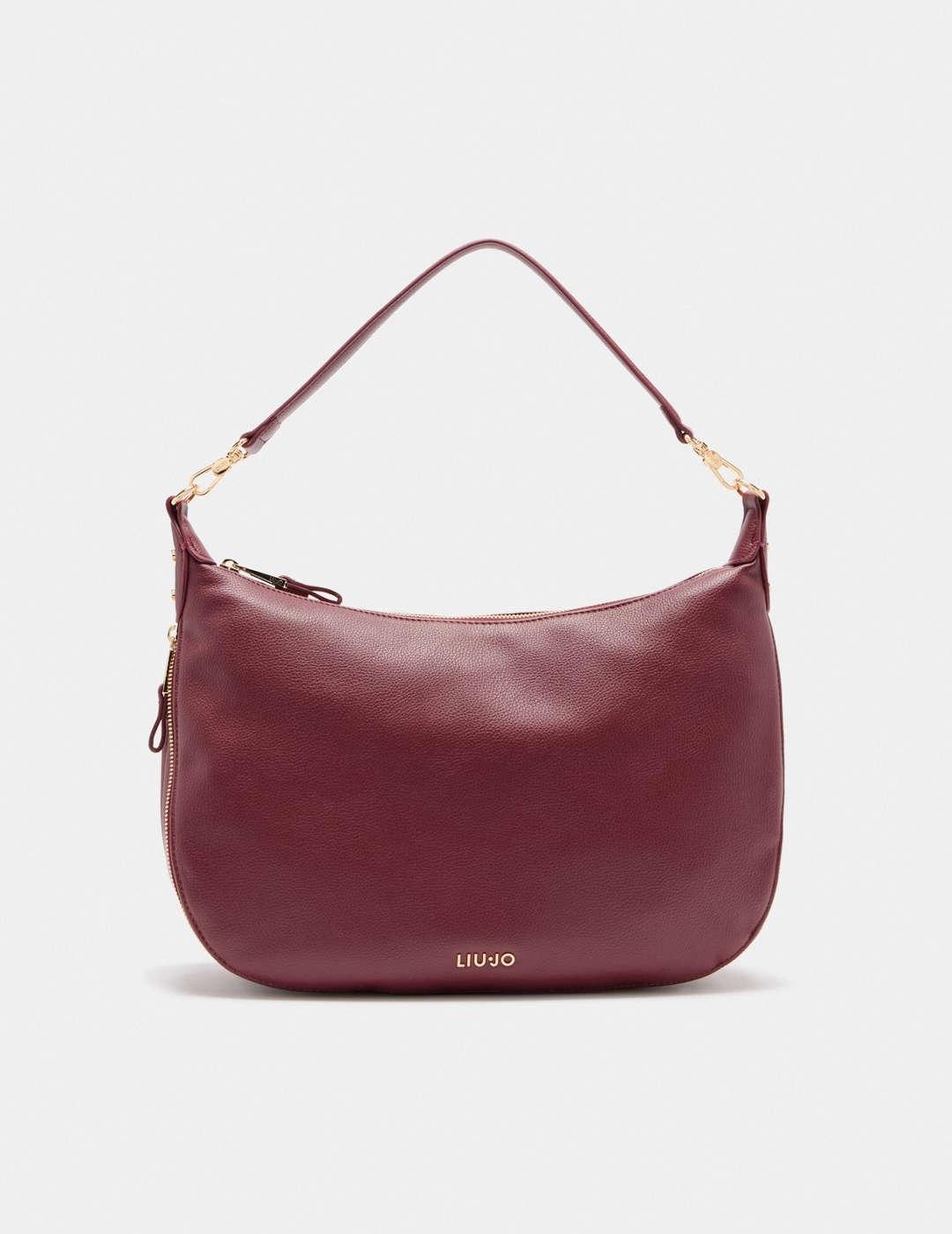 Bolso de hombro grande mujer Liu-Jo Hobo burdeos