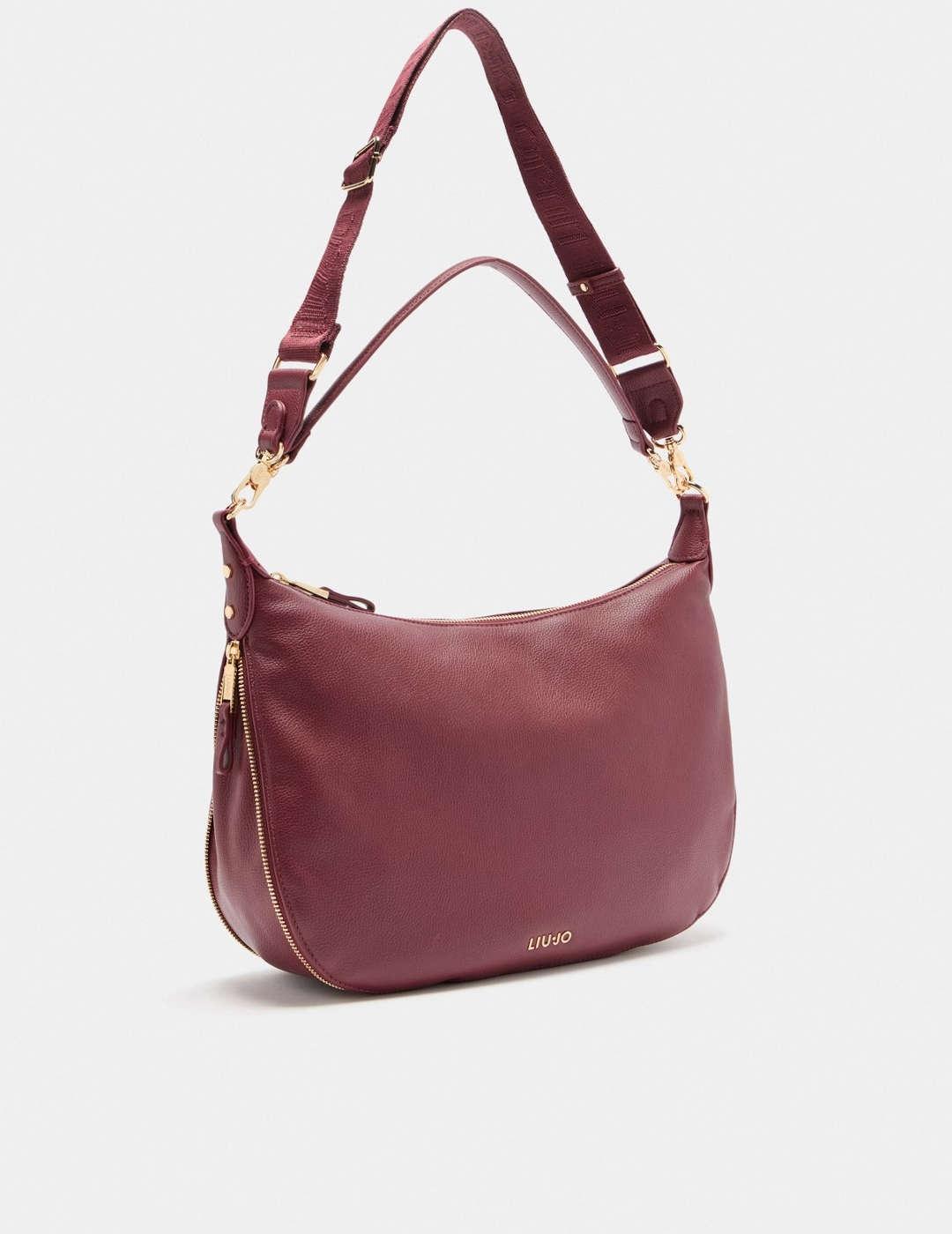 Bolso de hombro grande mujer Liu-Jo Hobo burdeos