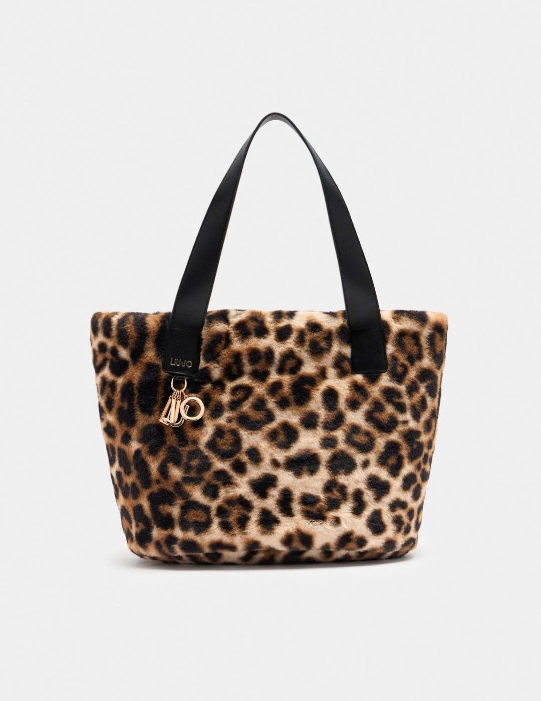 Bolso grande mujer Liu-Jo Hobo pelo moteado