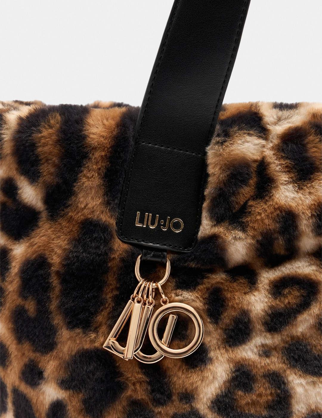 Bolso grande mujer Liu-Jo Hobo pelo moteado