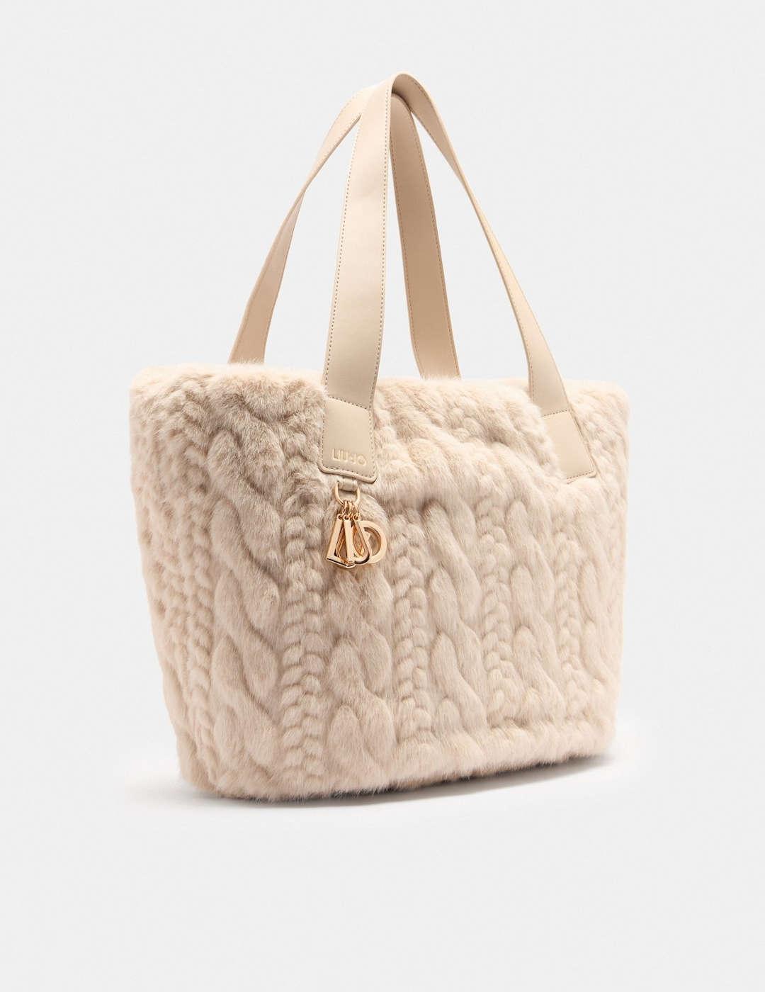 Bolso grande mujer Liu-Jo Hobo pelo beige