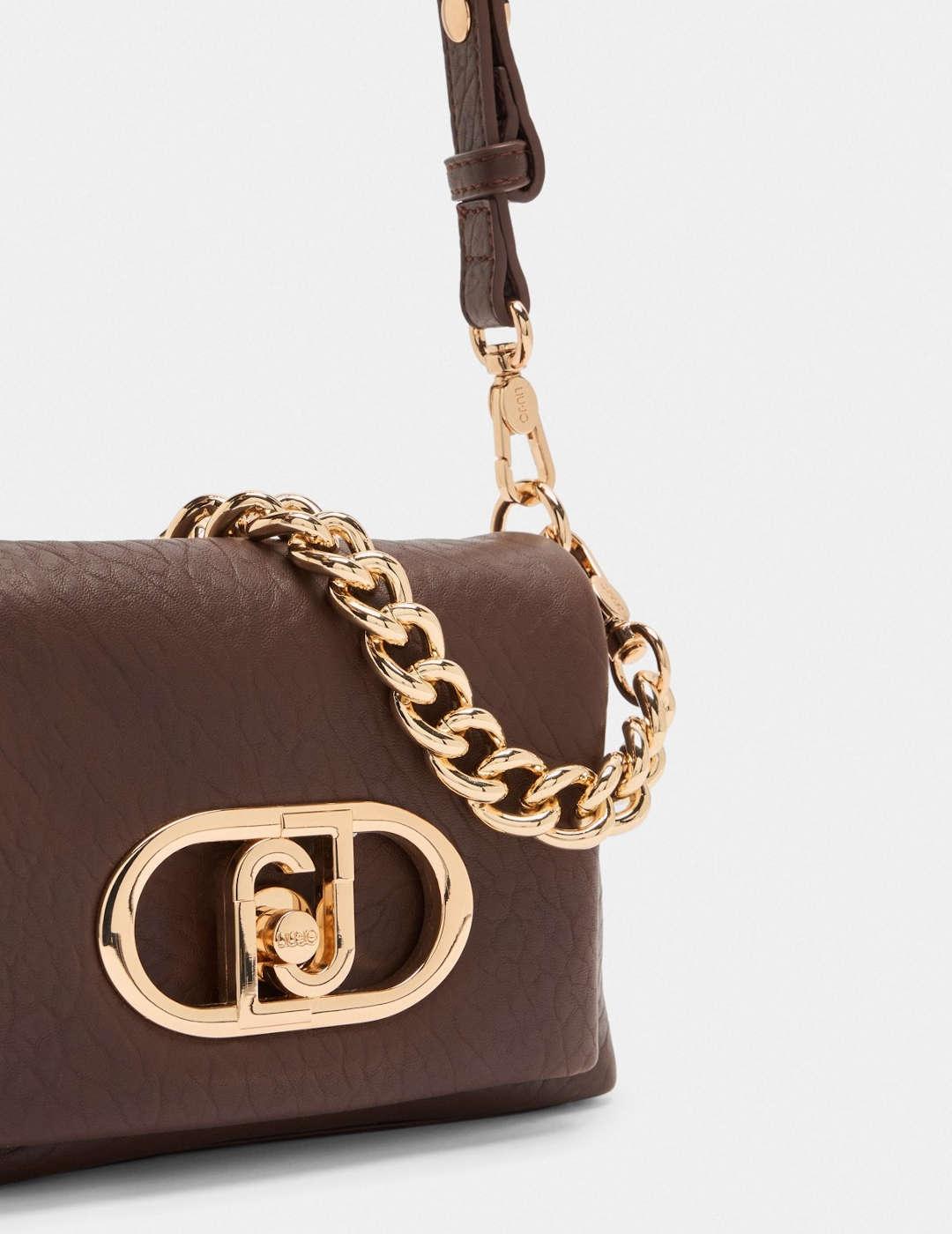 Bolso pequeño mujer Liu-Jo La Puffy marrón