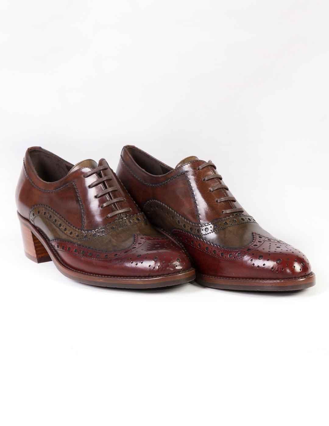 Zapato cordones mujer Pertini multicolor