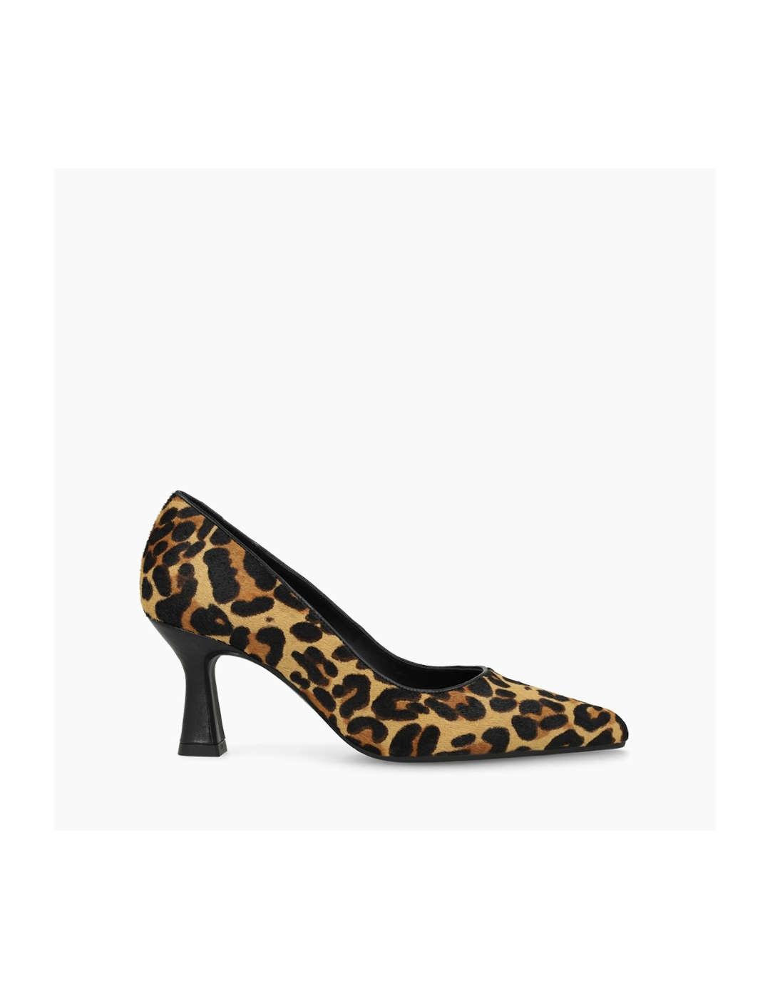 Zapato de salon mujer Lodi Leopardo marrón