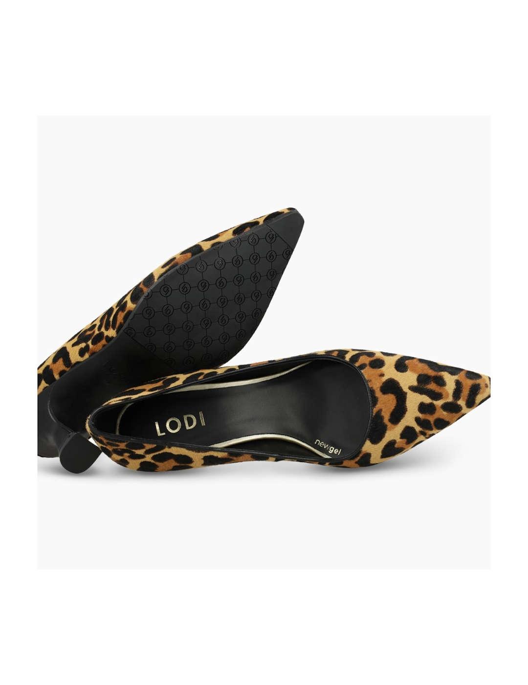 Zapato de salon mujer Lodi Leopardo marrón