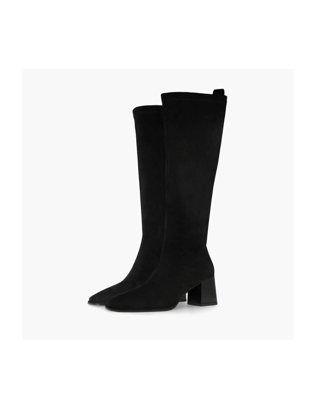 Bota mujer Lodi antelina elástica negro