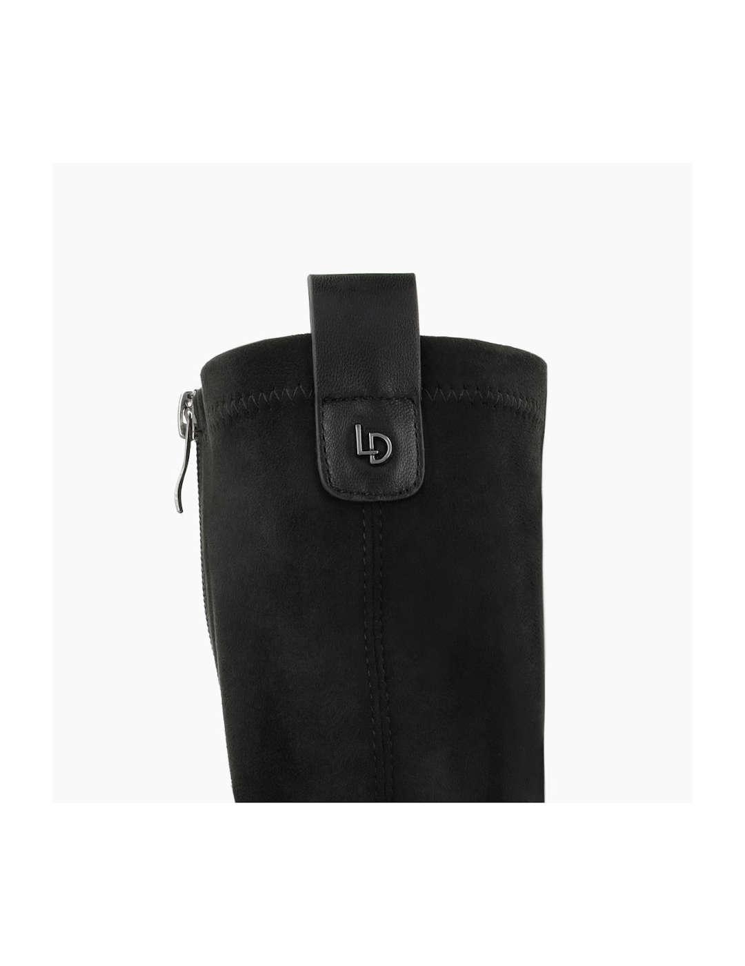 Bota mujer Lodi antelina elástica negro