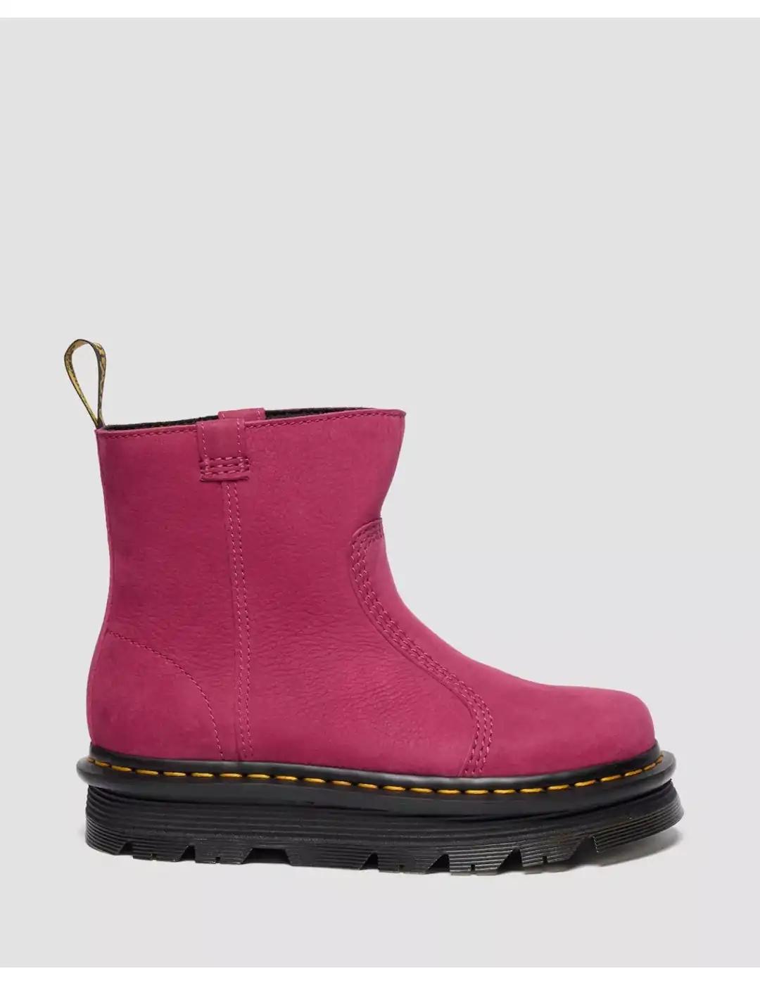 Bota mujer Dr. Martens Zebzag Rigger fucsia