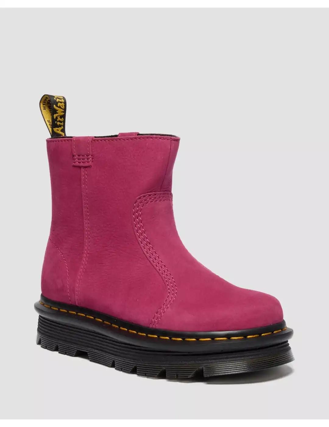 Bota mujer Dr. Martens Zebzag Rigger fucsia