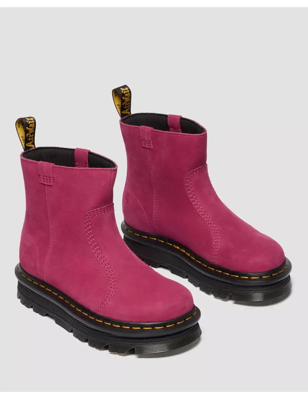 Bota mujer Dr. Martens Zebzag Rigger fucsia
