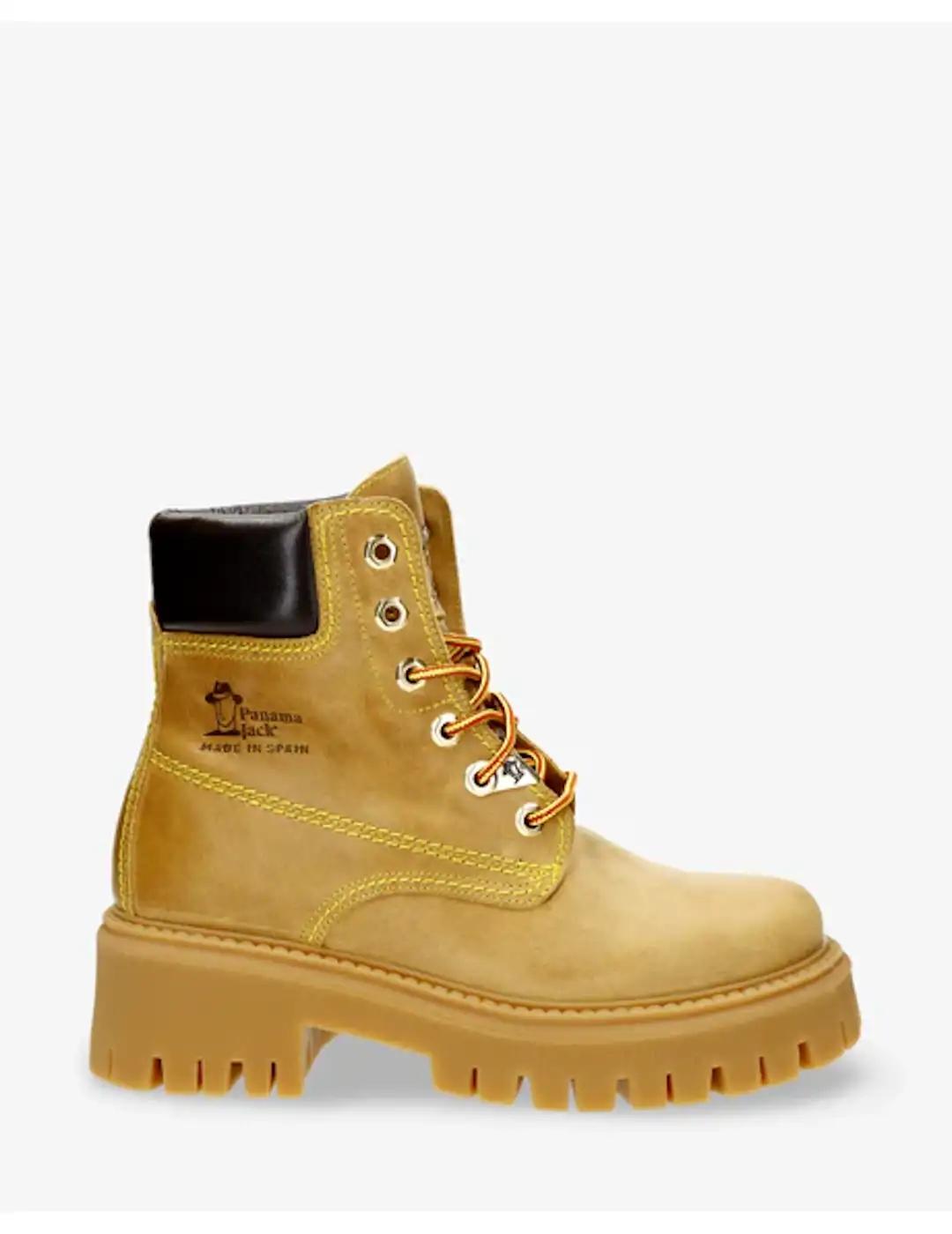 Bota mujer Waterproof Panama Jack Cleo mostaza