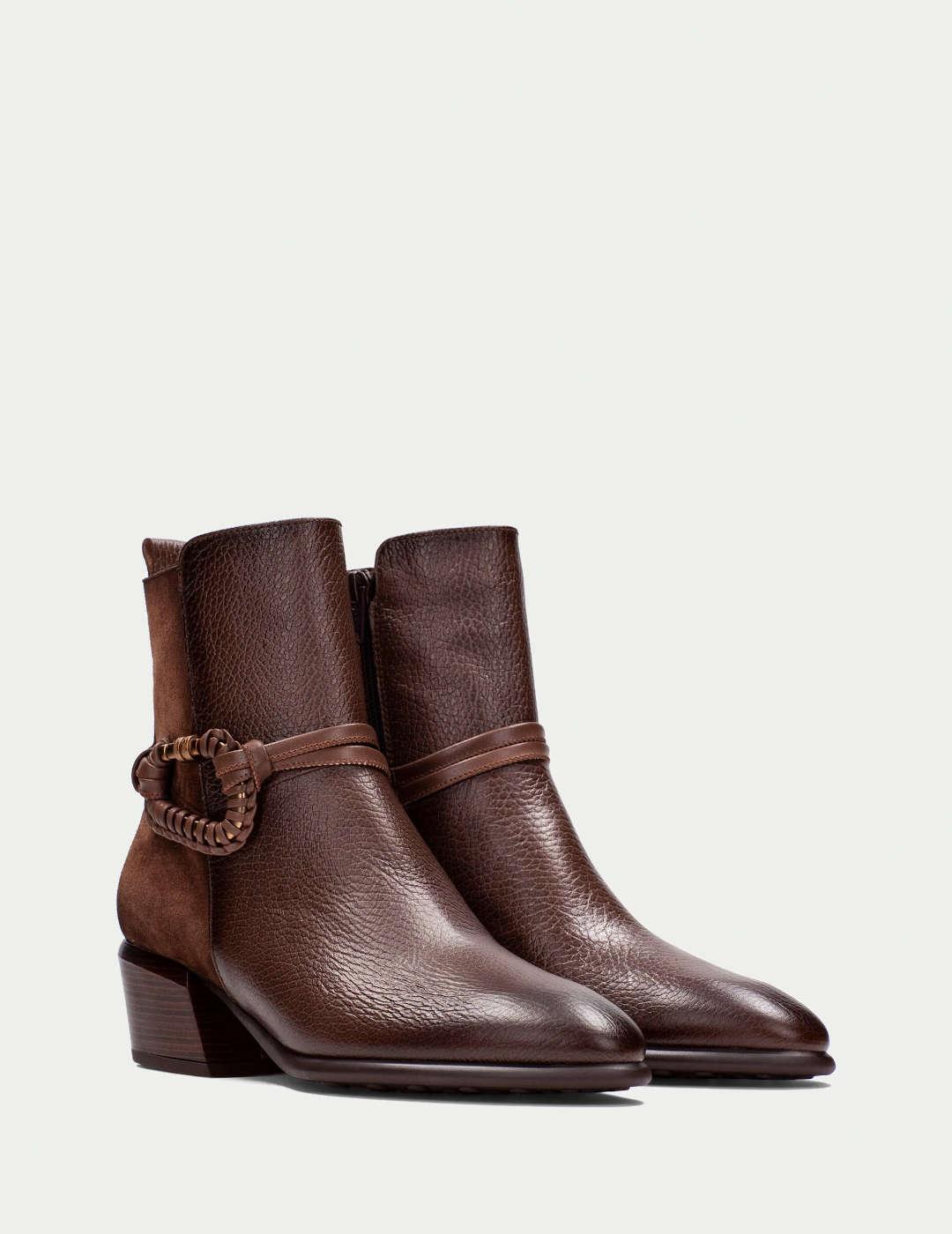 Botín mujer Hispanitas negro marrón