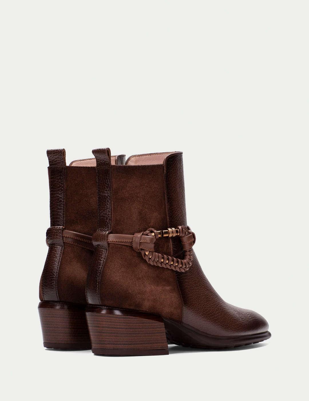 Botín mujer Hispanitas negro marrón