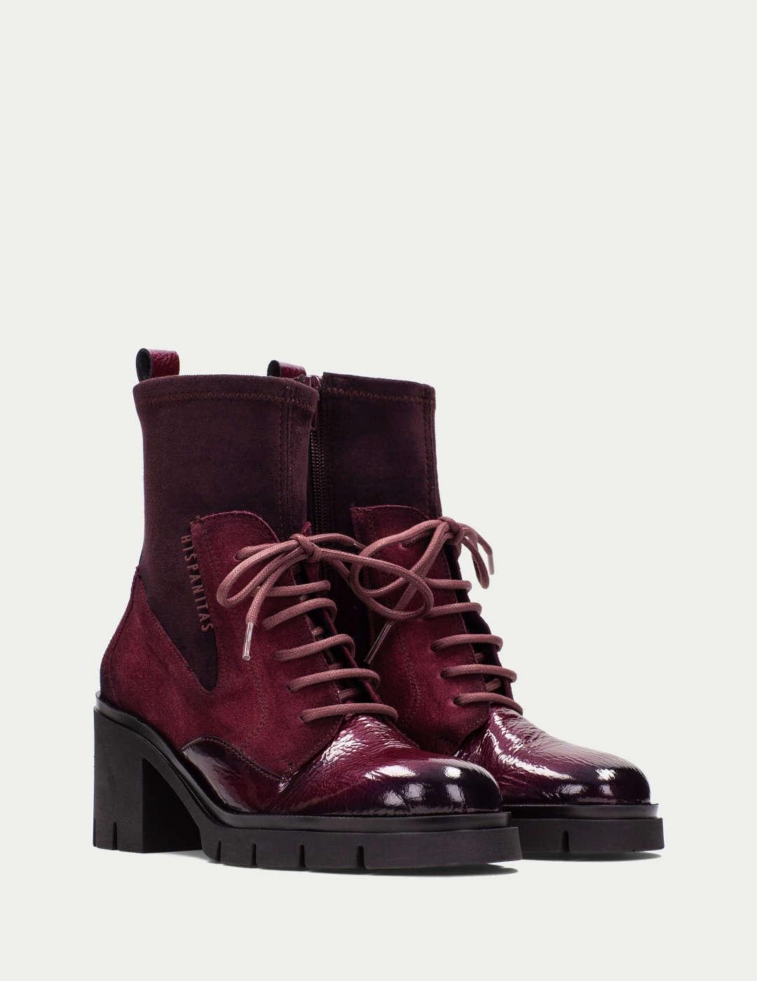 Botín mujer Hispanitas  burdeos