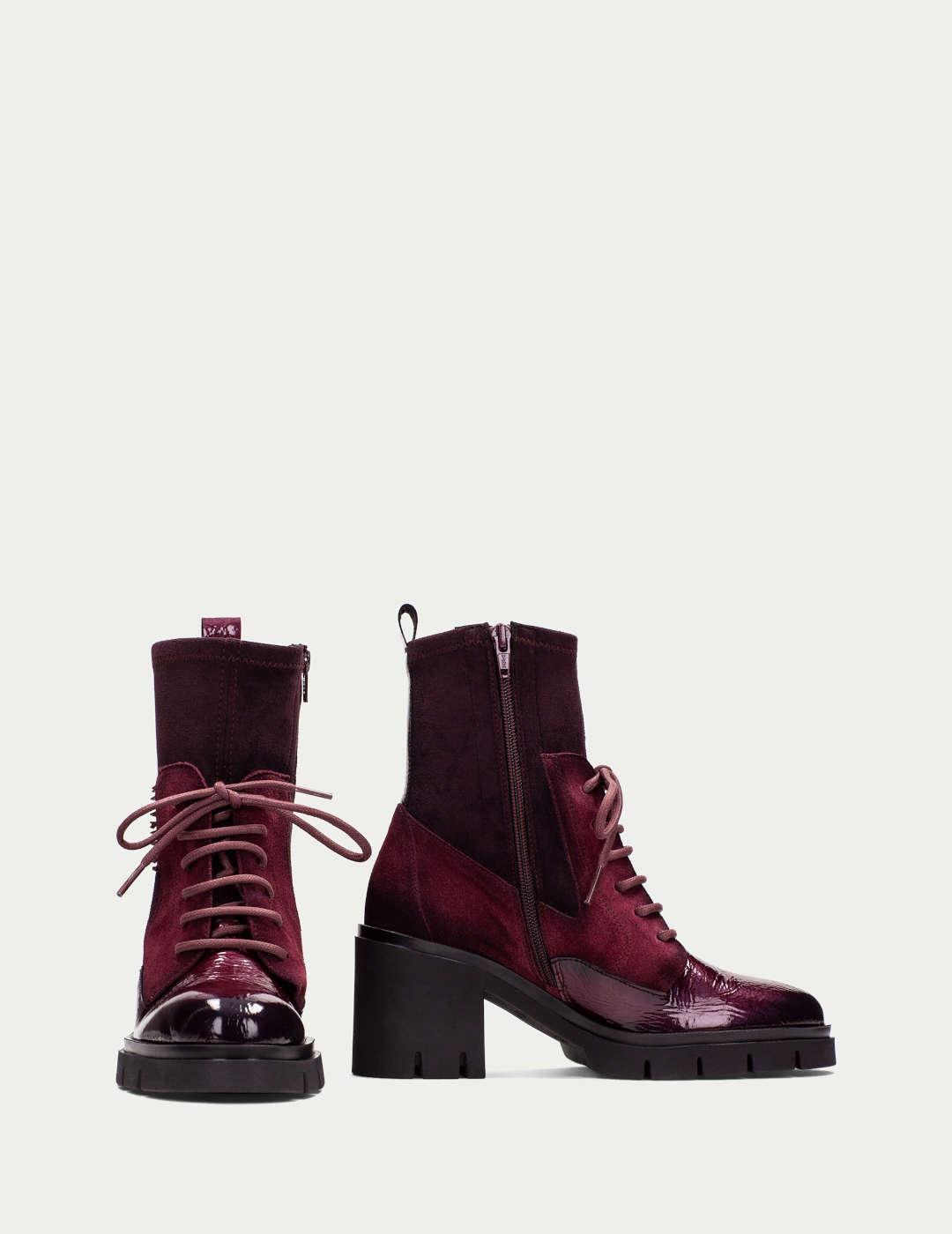 Botín mujer Hispanitas  burdeos