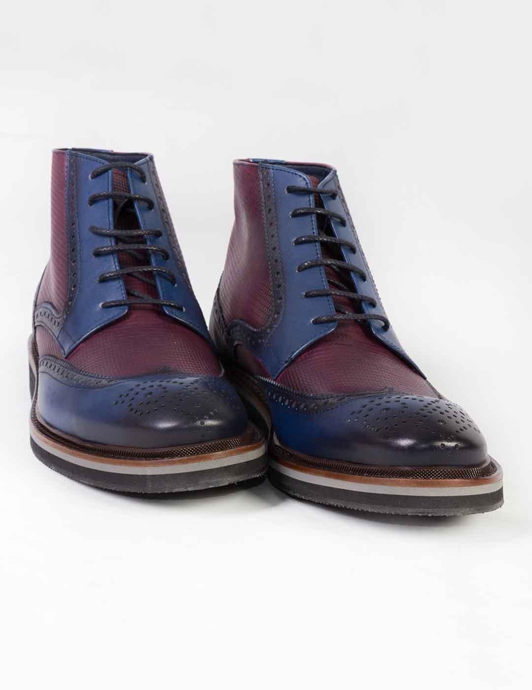 Bota hombre Keep Honest azul/burdeos