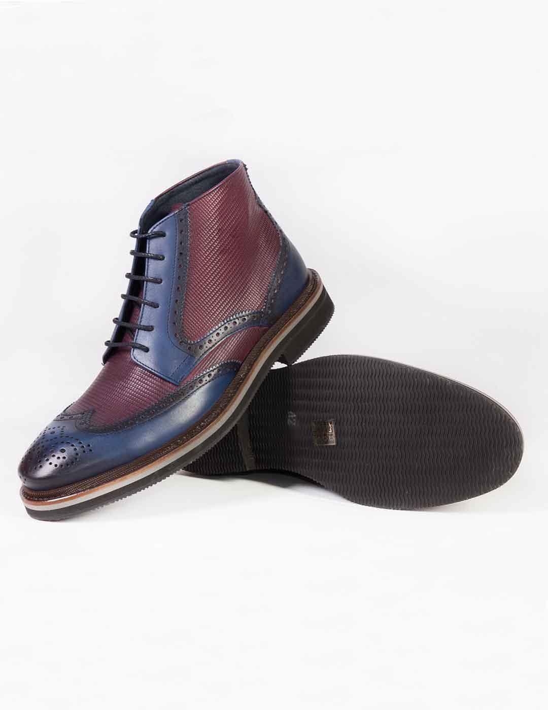 Bota hombre Keep Honest azul/burdeos