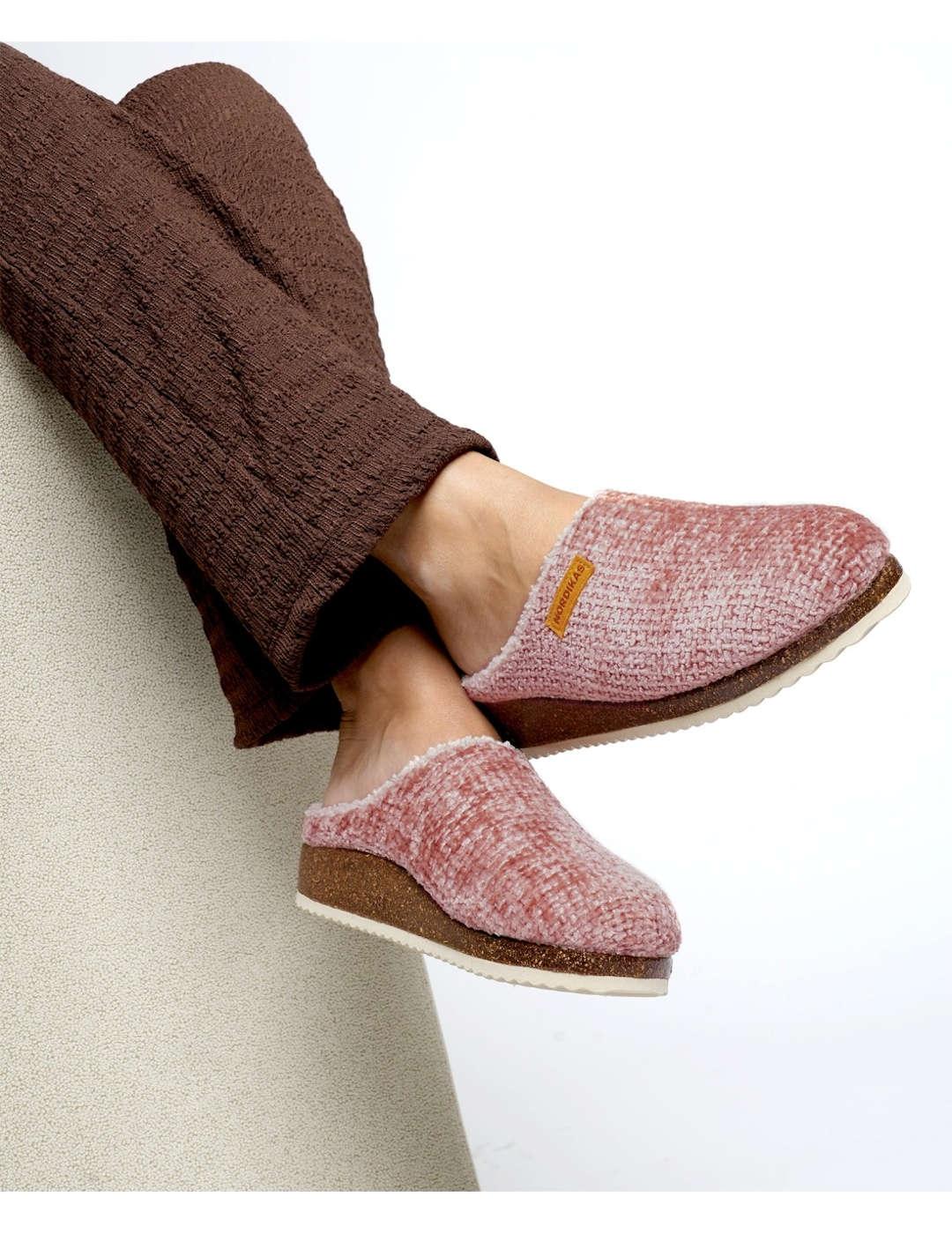 Zapatilla de casa mujer Nordikas Islandia nude