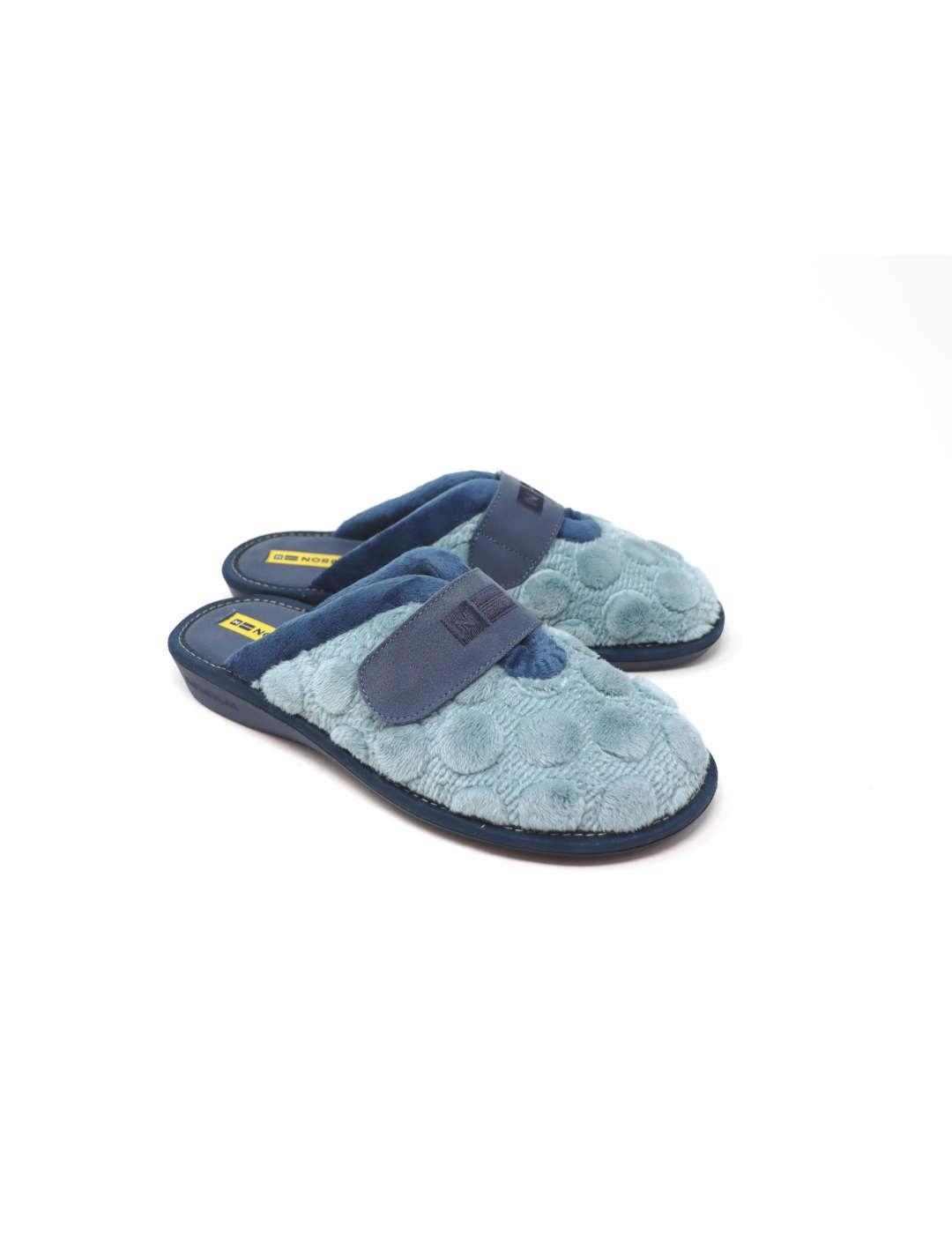 Zapatilla de casa mujer Nordikas neptuno aguamar