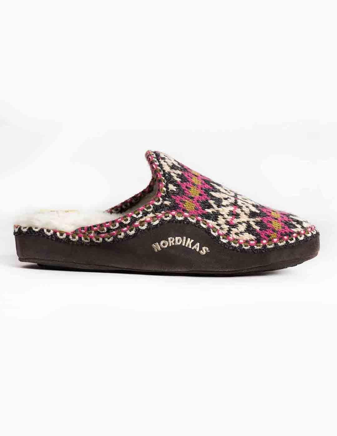 Zapatilla de casa mujer Nordikas formigal gris