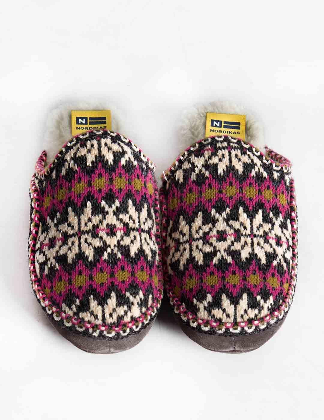 Zapatilla de casa mujer Nordikas formigal gris