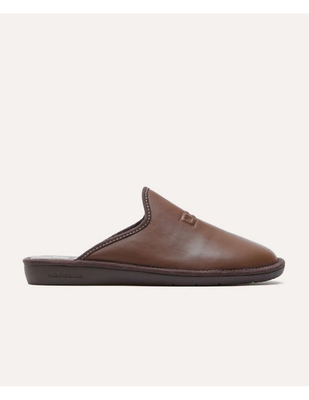 Zapatilla de casa hombre Nordikas dublin marrón