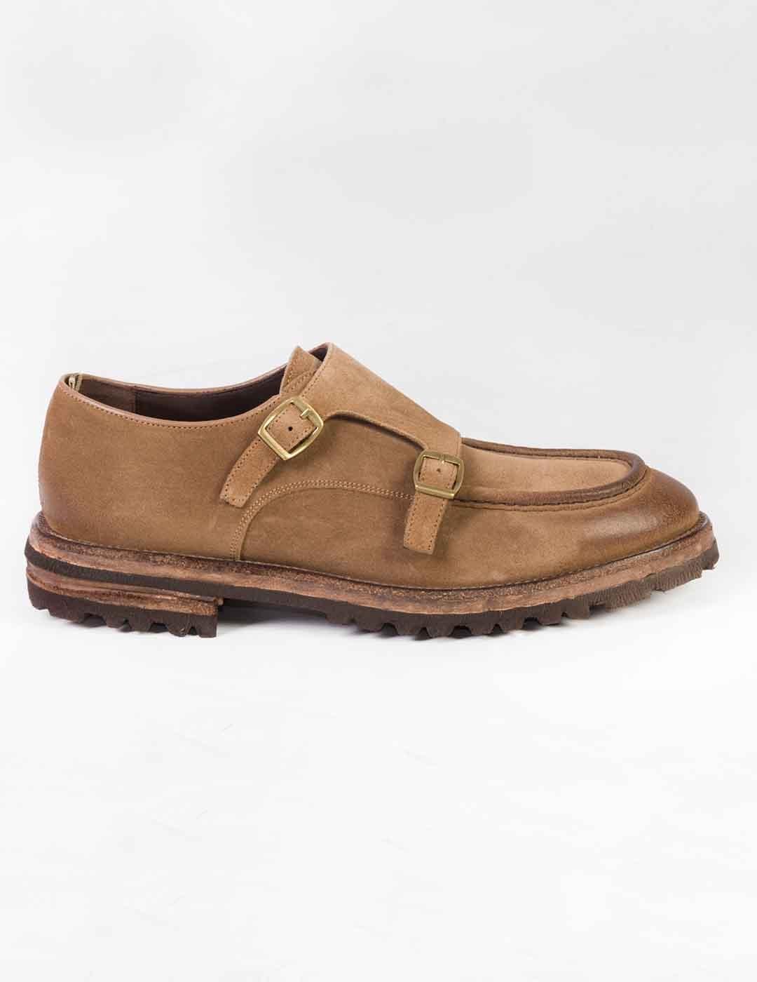 Zapato Hebillas hombre Calce taupe