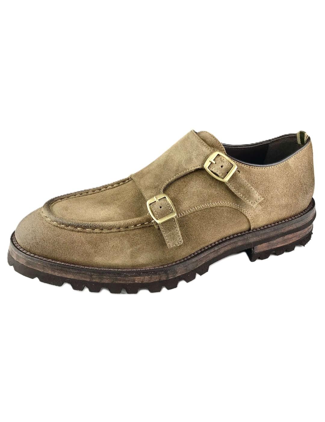 Zapato Hebillas hombre Calce taupe