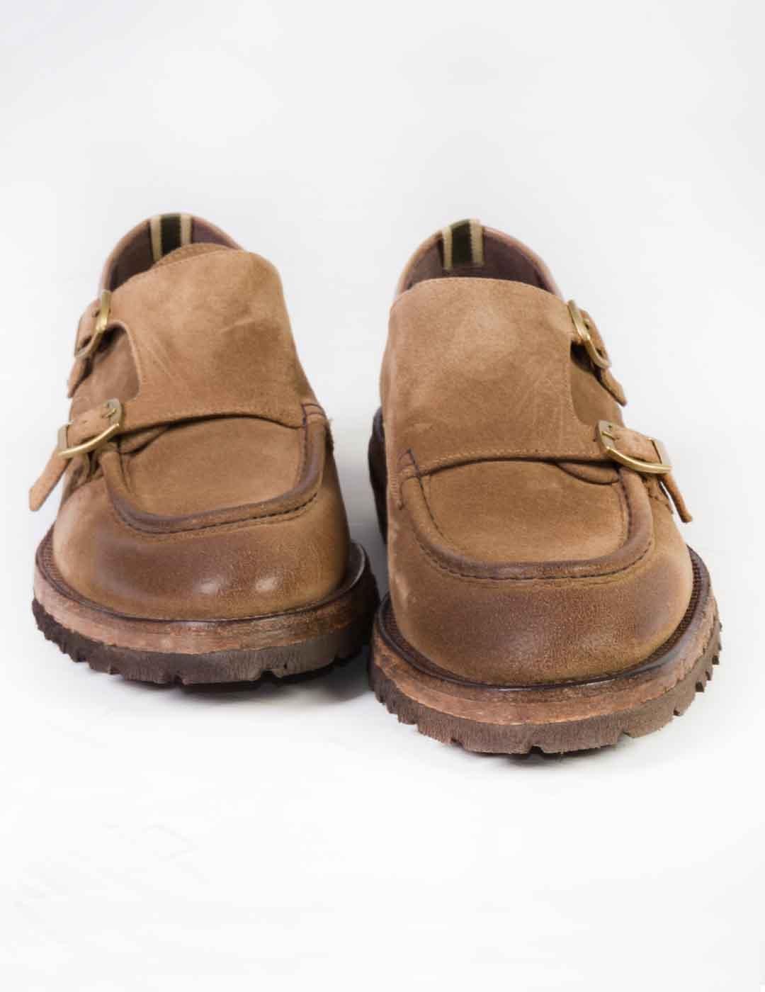 Zapato Hebillas hombre Calce taupe